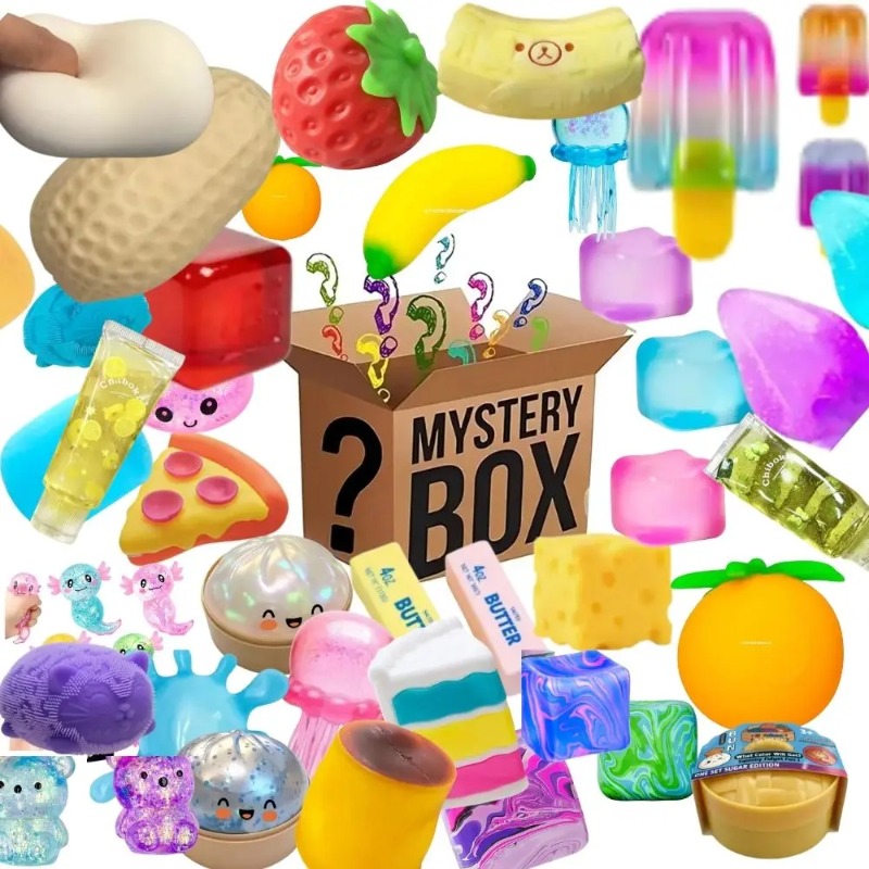 Mystery Box Blind Bag - &200+Pcs Surprise Box Toys Novelty Stress