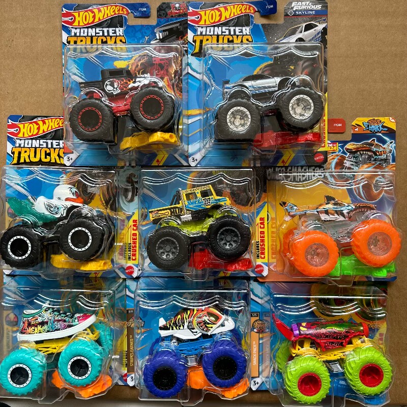 Hot Wheels Car Mainline - 2026hot Genuine Hot Wheels Monster Trucks