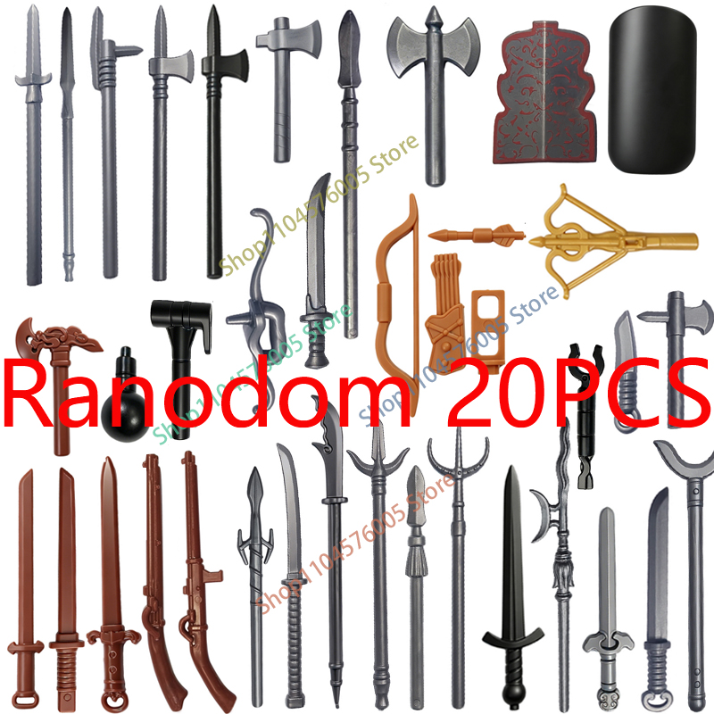 MOC Medieval Weapons Accessori - Lego Minifigure Holder 评论和价格