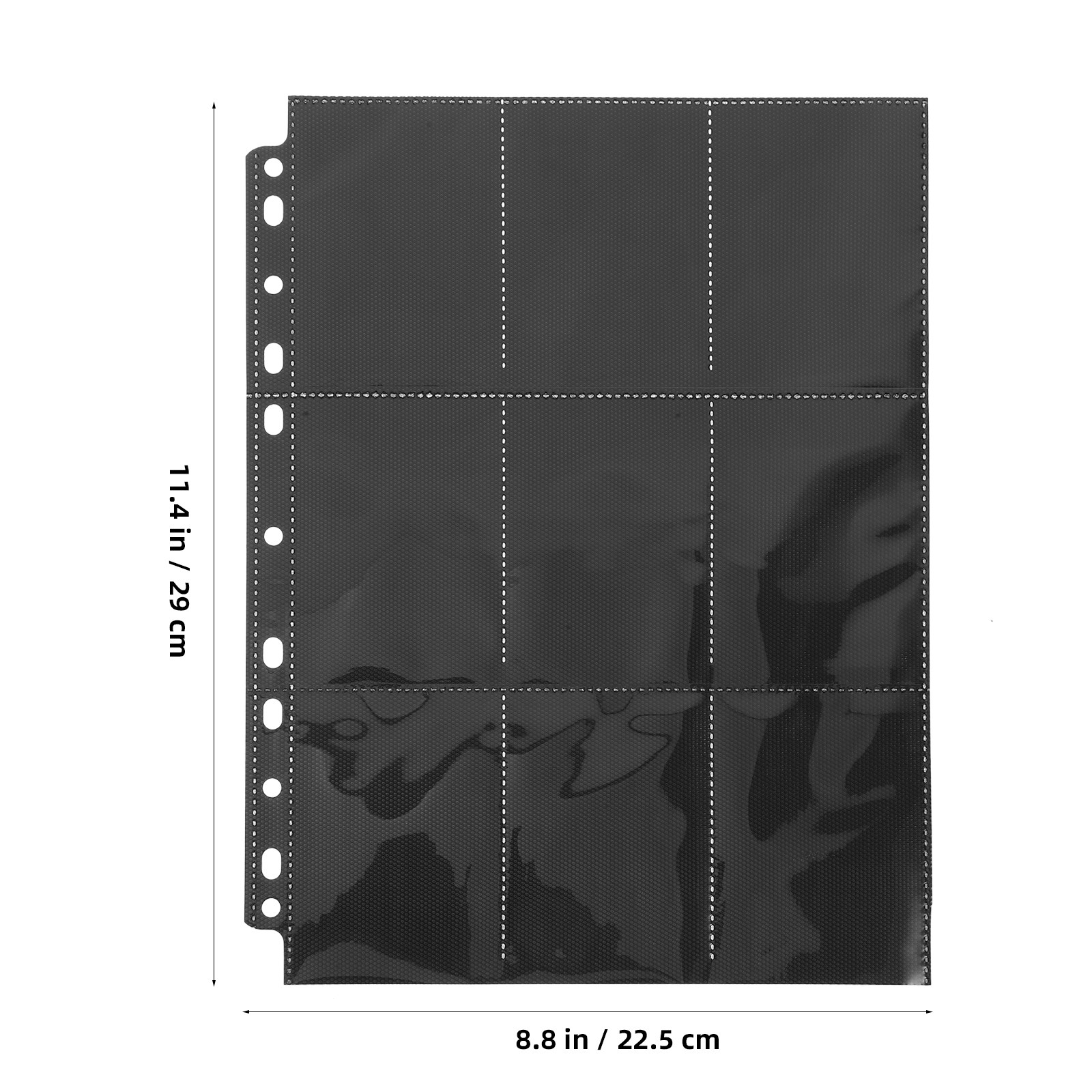 10Sheets Clear PVC Double-Side - Trading Card Binder 评论和价格