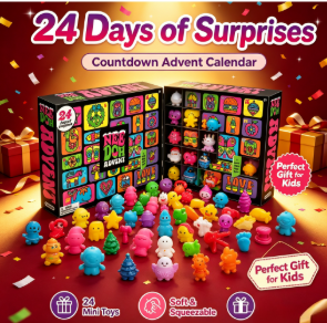 Needoh Advent Calendar 24 Days - Mystery Box Blind Bag 评论和价格