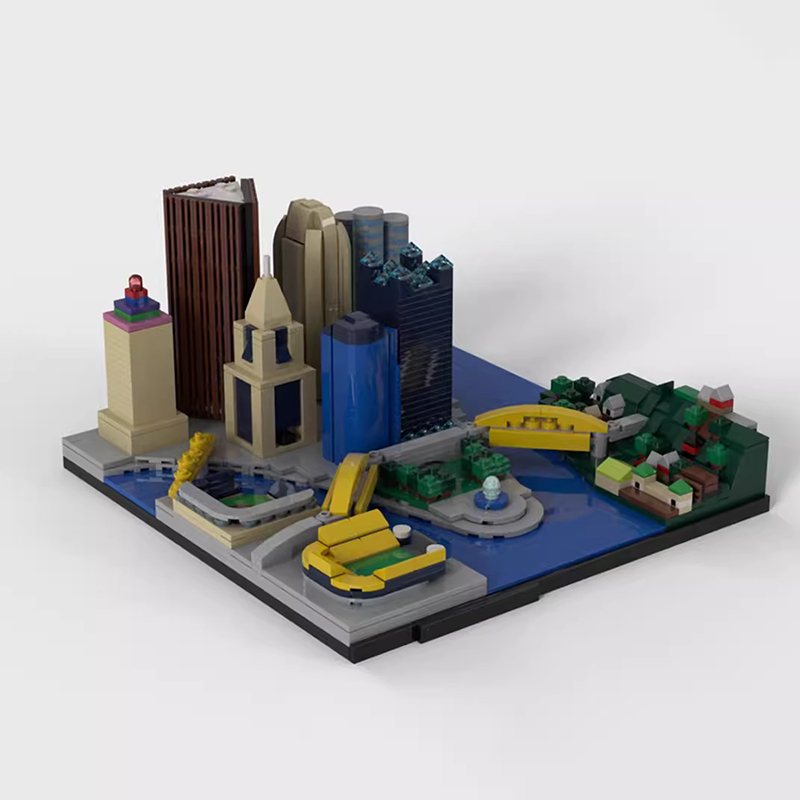 Bricklink MOC City Skyline Arc - Lego Set Creator 评论和价格