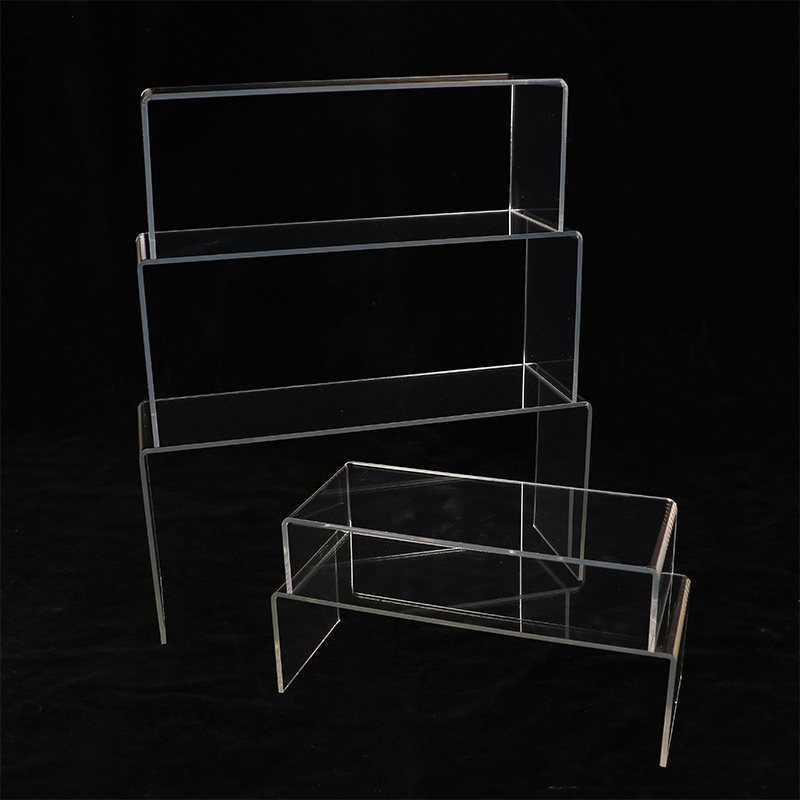 U-shaped Clear Acrylic Display - Display Risers Set 评论和价格